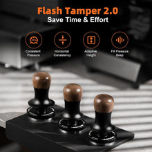 Load image into Gallery viewer, Ultimate 58.5mm Espresso Tamper with Sound Feedback &amp; Walnut Ergonomic Handle
