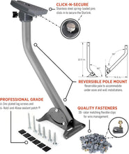 Load image into Gallery viewer, Elevated Gen3/V3 Starlink Mount Kit for Optimal Signal Reception - 22" Height