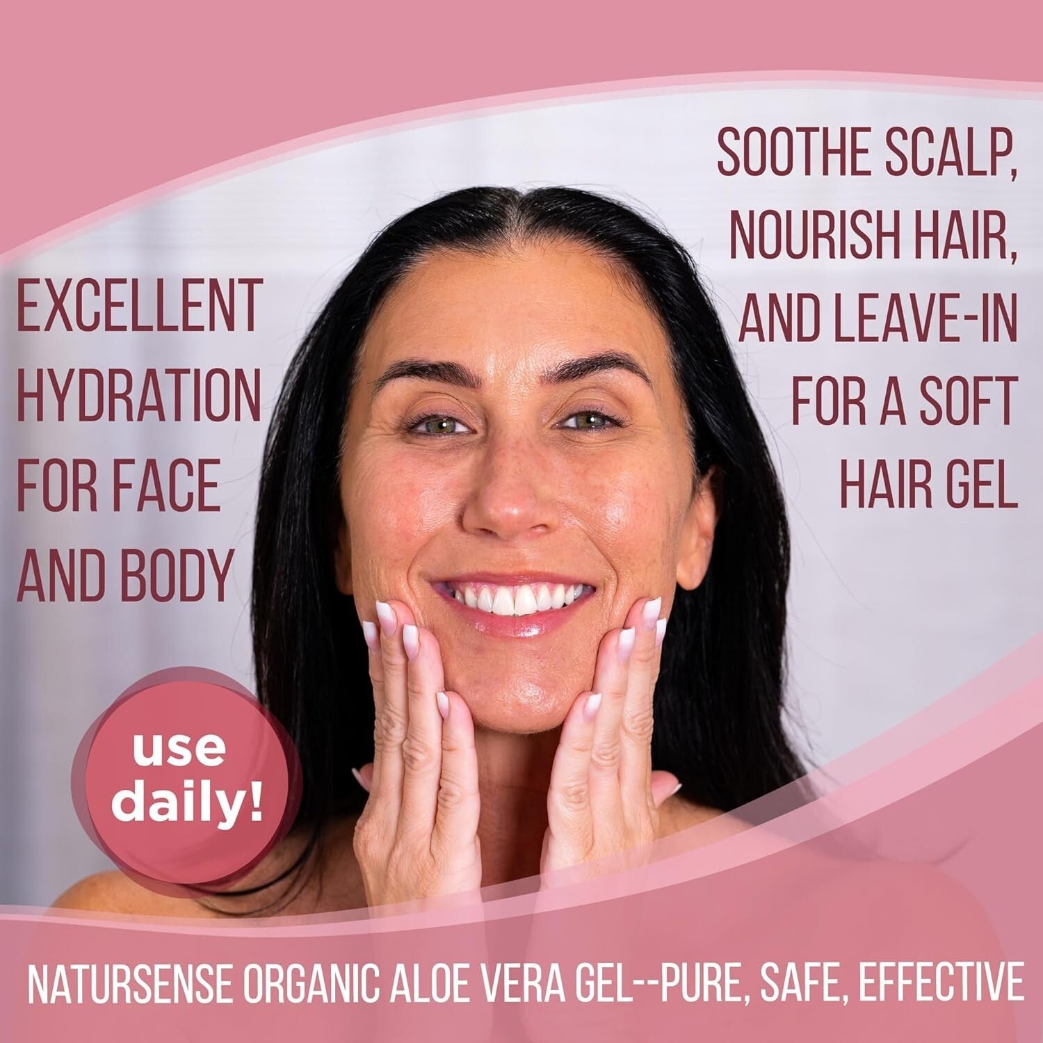 100% Pure Aloe Vera Gel - Unscented 64 oz for Acne, Dry Skin & Hair Nourishment