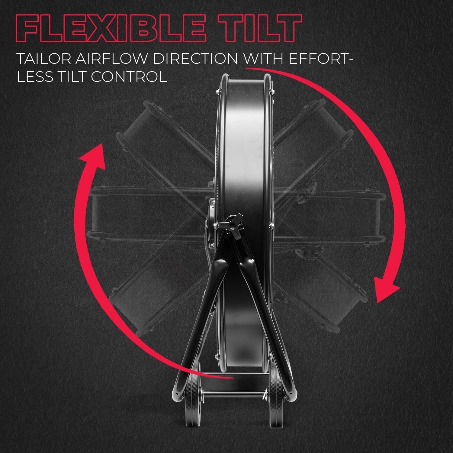 Durable High-Velocity 24-Inch Drum Fan with Adjustable Speed for Garage & Office