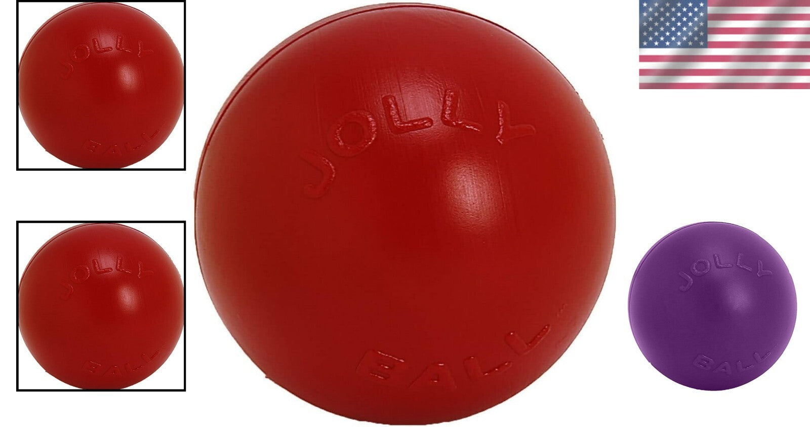 Lightweight 14-Inch Jolly Pets Dog Ball - Perfect for All Breeds and Sizes