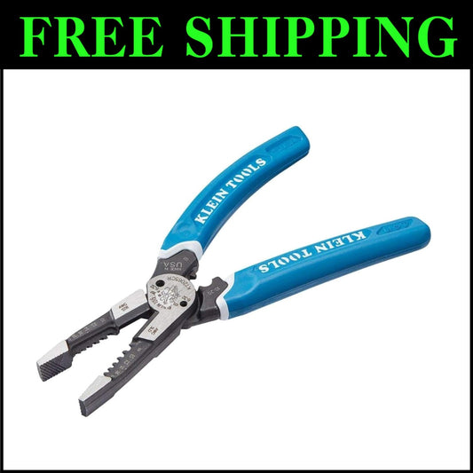 Versatile Wire Stripper, Cutter & Crimper Tool for 8-20 AWG Wire - Made in USA