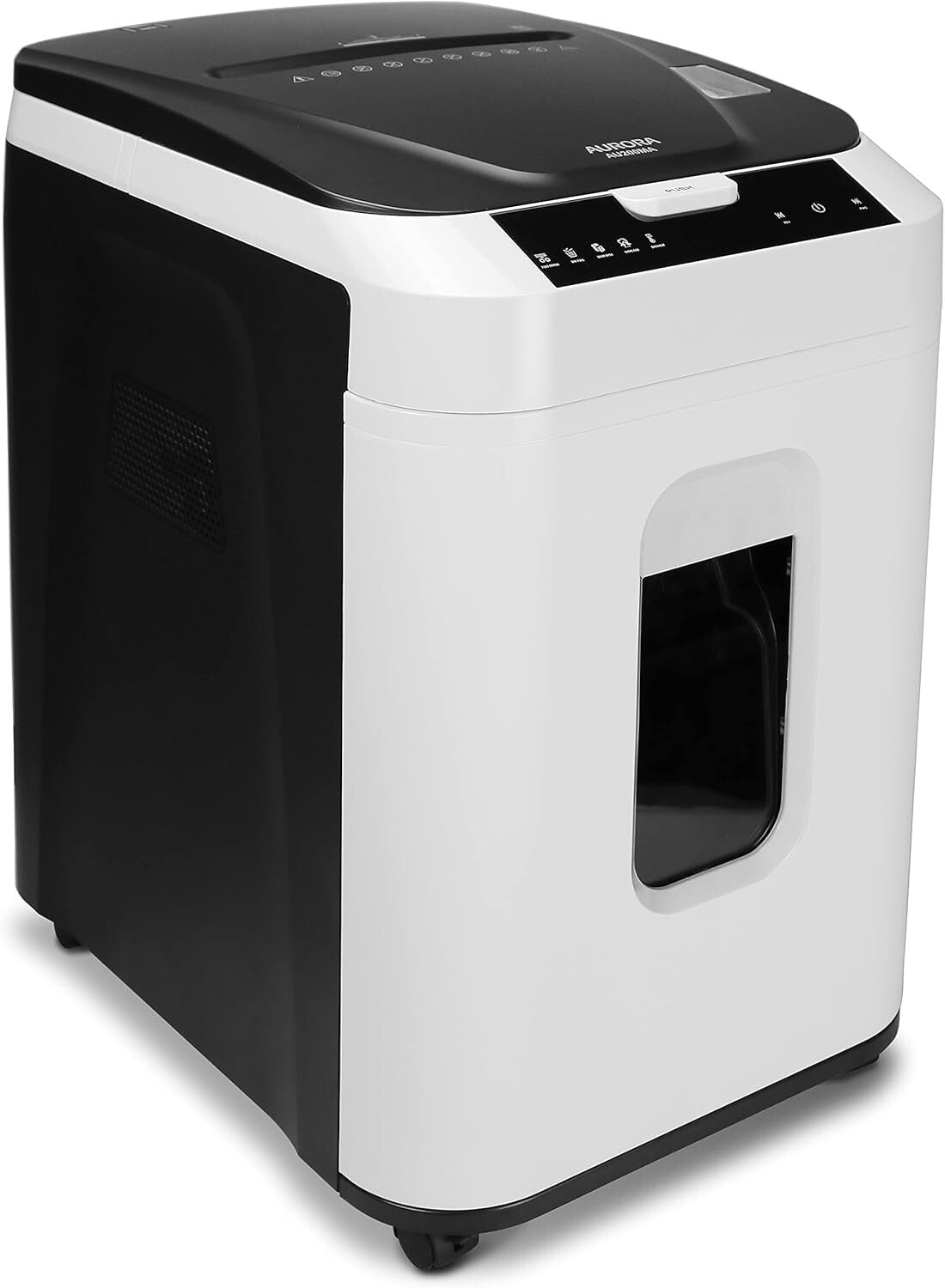 Advanced 200-Sheet Micro-Cut Paper Shredder with Continuous Use & LED Alerts