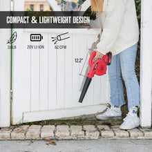 Load image into Gallery viewer, Compact 150mph Handheld Electric Blower Kit for Quick Cleaning &amp; Inflating Tasks