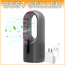 Load image into Gallery viewer, Quiet Bladeless Office Fan - Compact Design with Touch Control for Home &amp; Desk
