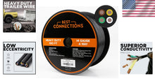 Load image into Gallery viewer, Premium 100 Feet 4-Conductor Trailer Wire – Durable 14 Gauge CCA Insulated Cable
