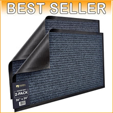Load image into Gallery viewer, Stylish Striped Indoor/Outdoor Doormats - 36x24'' Ribbed for Easy Cleaning