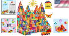 Load image into Gallery viewer, Durable 138PCS Magnetic Blocks Set with Cars - Creative Montessori Learning