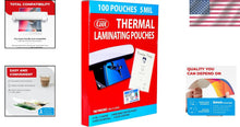 Load image into Gallery viewer, Professional Quality 5MIL Thermal Laminating Sheets - Ideal for Home &amp; Business
