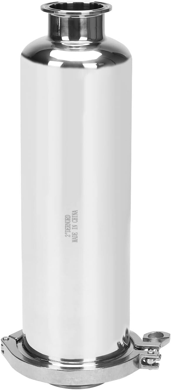 Efficient 2 Inch Inline Tri-Clamp Filter with Replaceable Stainless Steel Screen