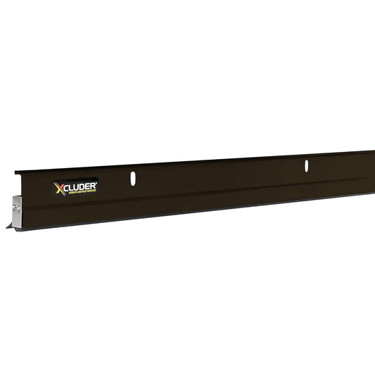 Heavy-Duty 48" Door Sweep with Enhanced Weather Sealing - Dark Bronze Finish
