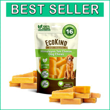 Load image into Gallery viewer, Odorless EcoKind Yak Cheese Chews for All Breeds - Healthy Chewing Joy, 16 Pack