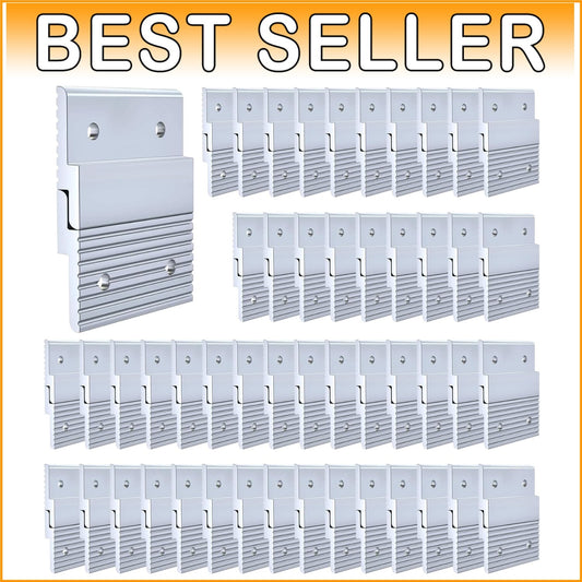 Durable 50 Pair French Cleat Hanger - Supports Up to 50 lbs, Easy Installation