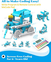 Load image into Gallery viewer, Building Fun Awaits: D3 Pro 12-in-1 Robot Kit with Online Tutorials for Ages 6-8
