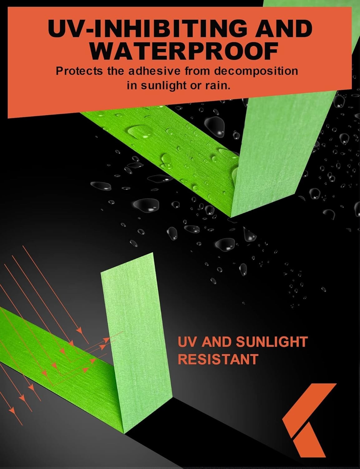 Durable Automotive Paint Tape - 12 Rolls, 0.7" x 60 Yards, Sharp Edge Protection