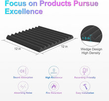 Load image into Gallery viewer, Eco-Friendly Self-Adhesive Foam Panels for Professional Acoustic Treatment