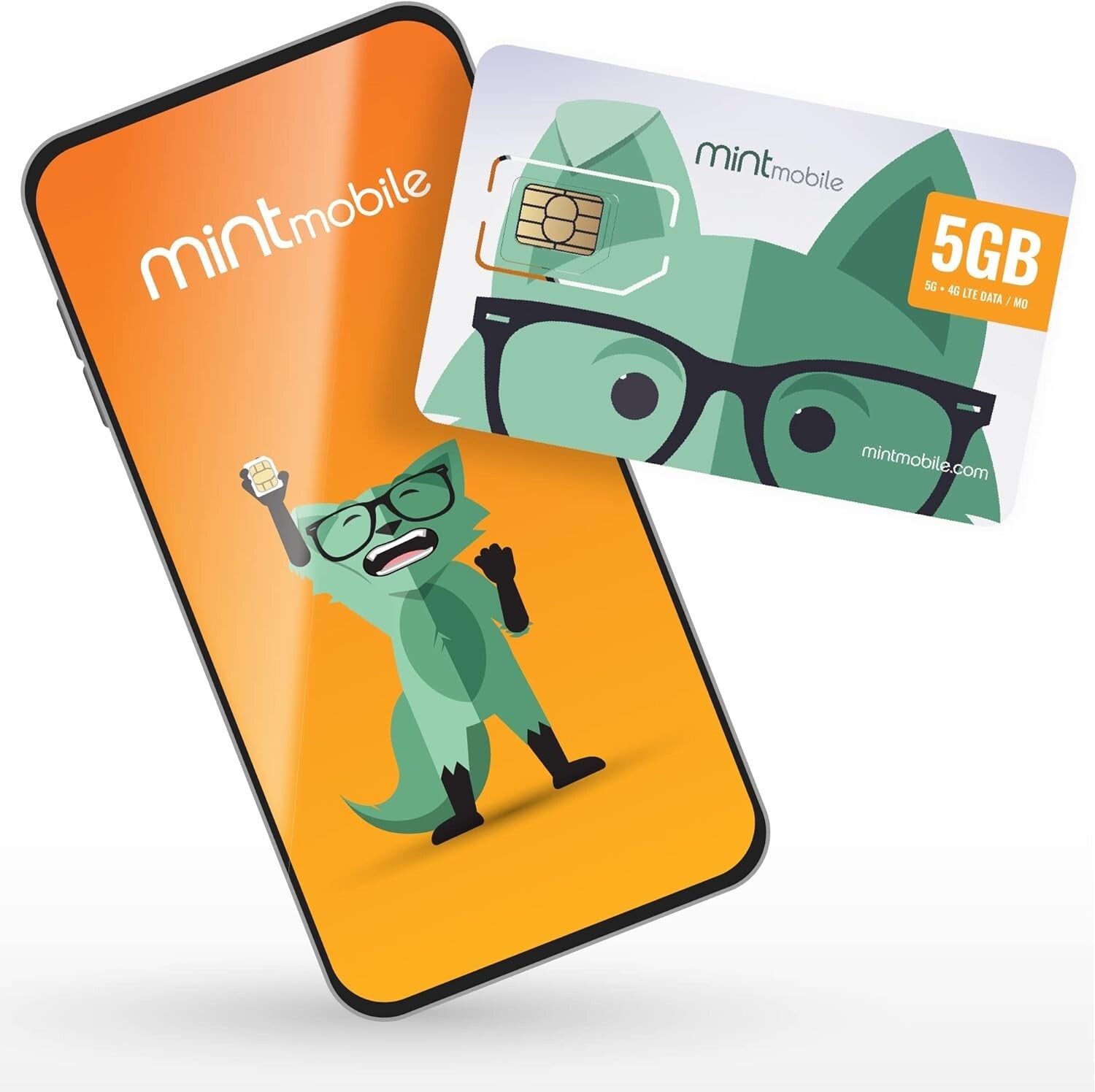 $15/mo. 5G-4G LTE Phone Plan - 5GB Data + Unlimited Talk & Text for 3 Months