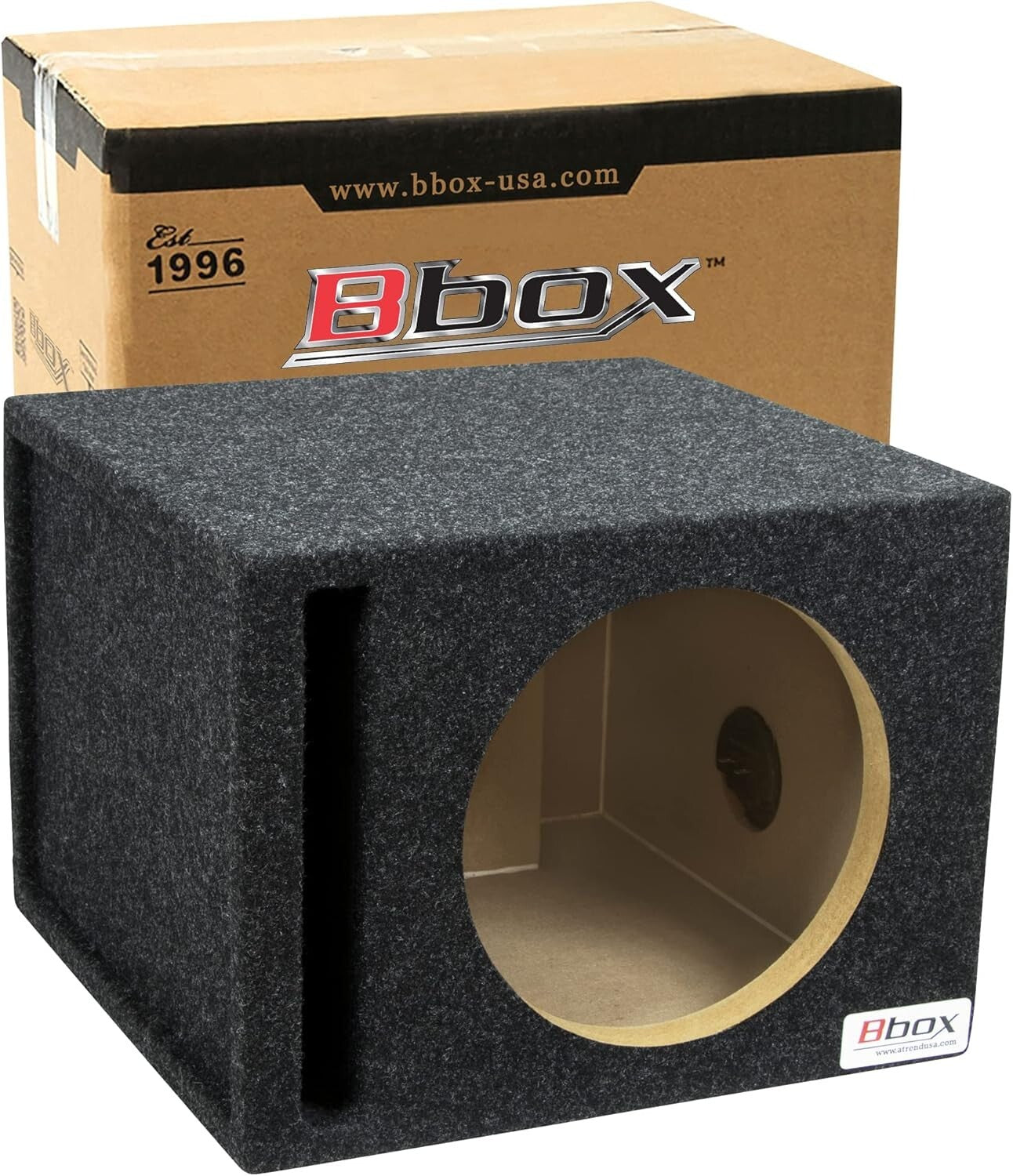 10-Inch Car Subwoofer Box - Airtight Enclosure with Bass Boost for Optimum Sound