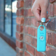 Load image into Gallery viewer, LOUD Aqua Personal Safety Alarm for Women - 2 Pack with Keychain &amp; Strobe Light