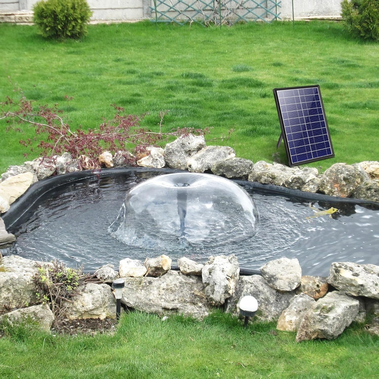 Easy-Setup Solar Fountain Kit with 5FT Tubing for Ponds and Water Features