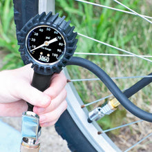 Load image into Gallery viewer, Heavy-Duty Alloy Steel Tire Inflator with Built-in Pressure Gauge - 21" Hose