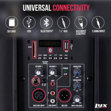 Load image into Gallery viewer, 8'' Bluetooth PA Speaker with XLR Inputs &amp; Daisy Chain Capability for Events