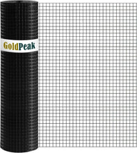 Load image into Gallery viewer, Robust 24'' x 50' Black Garden Mesh Wire Roll - Easy Install Fencing Solution