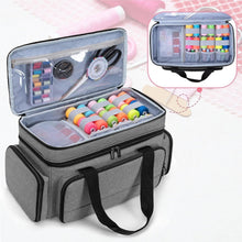 Load image into Gallery viewer, Durable Sewing Storage Bag with 5 Adjustable Dividers - Perfect for Supplies
