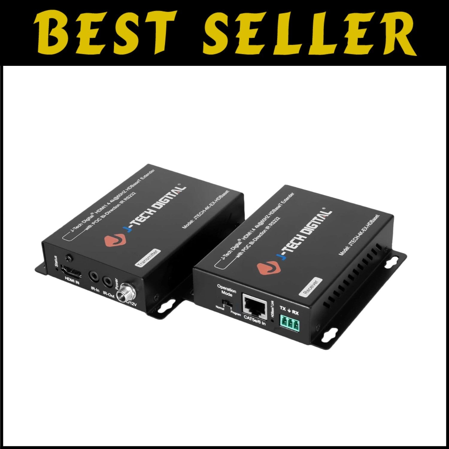 High-Performance 4K HDMI Extender - 230ft 1080P or 130ft 4K over Ethernet