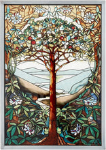Load image into Gallery viewer, Artistic Stained Glass Window Panel - Tree of Life Design for Elegant Homes
