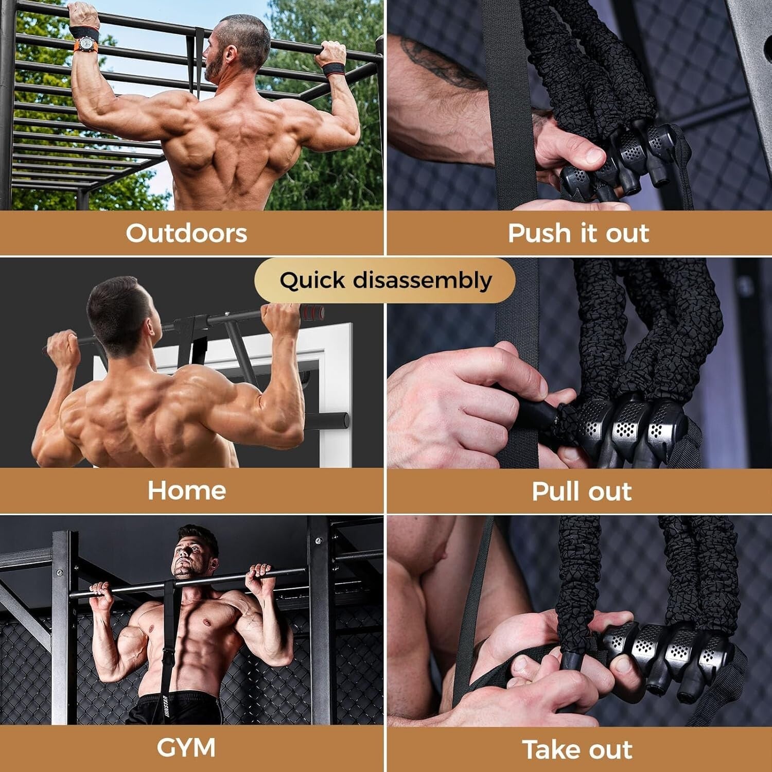 Professional Adjustable Strength Bands for Pull-Ups – Ultimate Fitness Tool