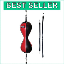 Load image into Gallery viewer, Essential Boxing Double End Bag 16"W x 2"H with Rubber Bladder &amp; Cables