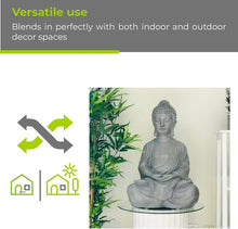 Load image into Gallery viewer, Calming 25.6" Freestanding Sitting Buddha Statue - Perfect Garden Centerpiece