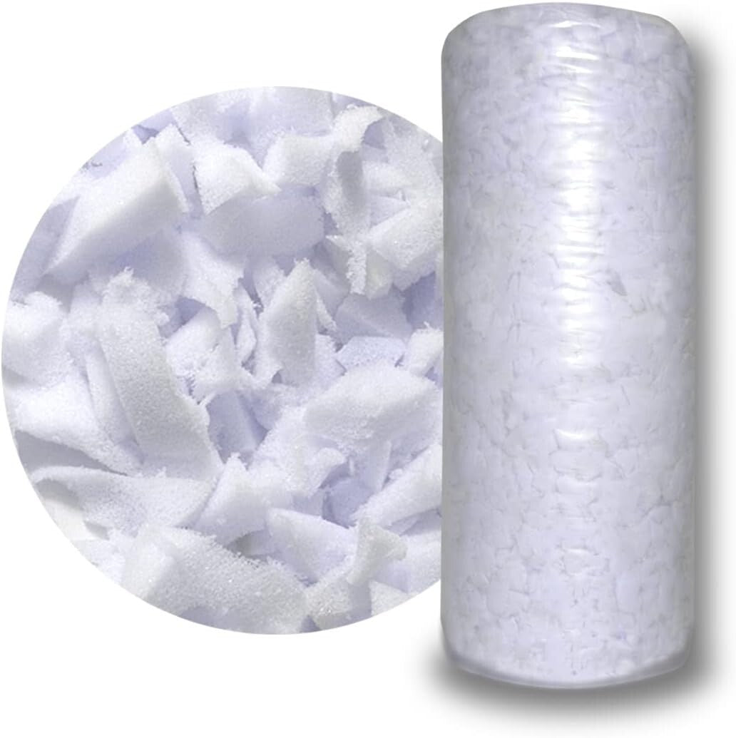 30lbs Shredded Memory Foam Filling - Eco-Friendly Bean Bag Refill and Cushions