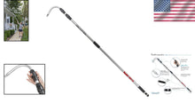 Load image into Gallery viewer, Lightweight Pro Gutter Cleaning Tool - 16' Telescoping Water Fed Pole with Grips