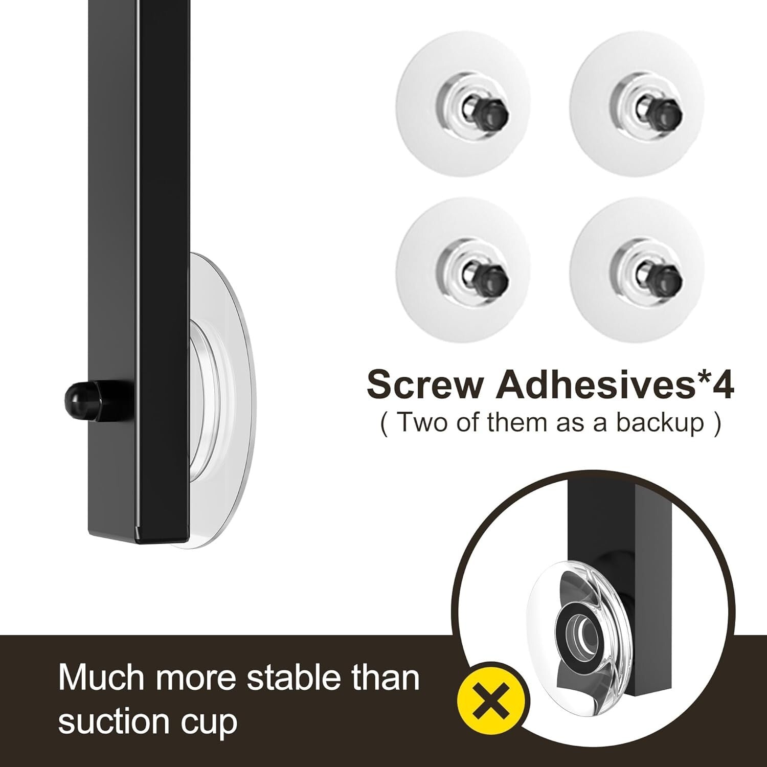 3-Tier Rust-Resistant Shower Caddy with Adjustable Shelves – Black Hanging Rack