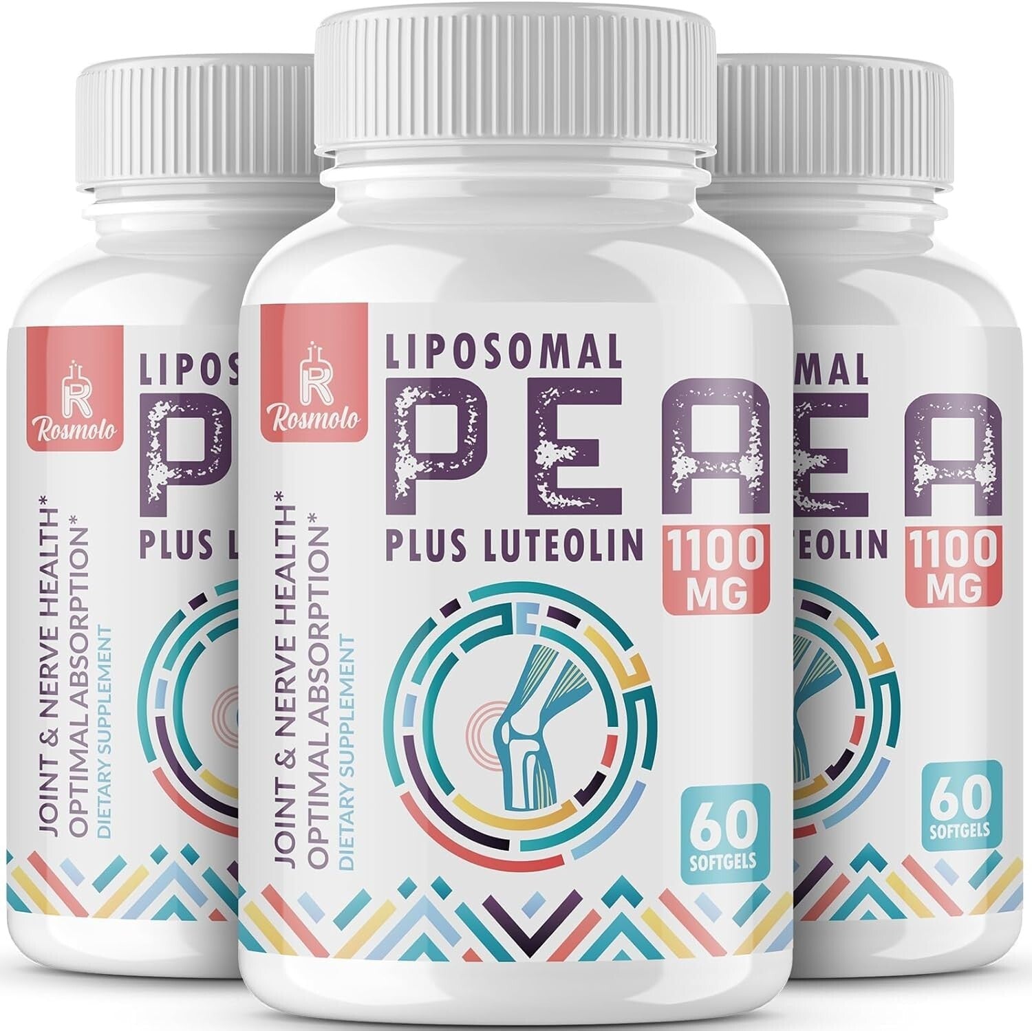 Advanced Liposomal Palmitoylethanolamide + Luteolin - 180 GMO-Free Softgels
