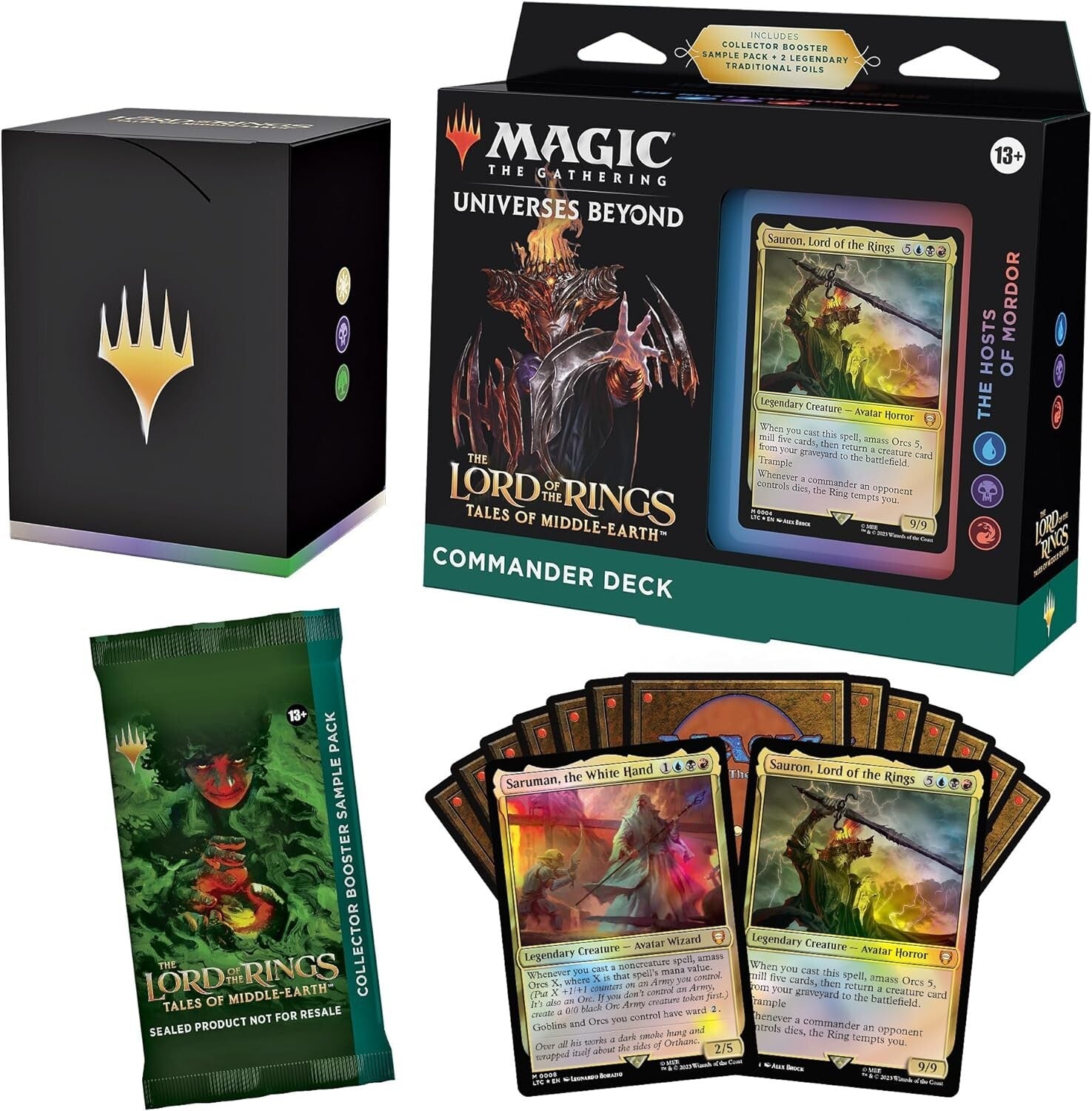4-Pack LOTR Commander Decks – Unique Gameplay & Collector's Boosters Included