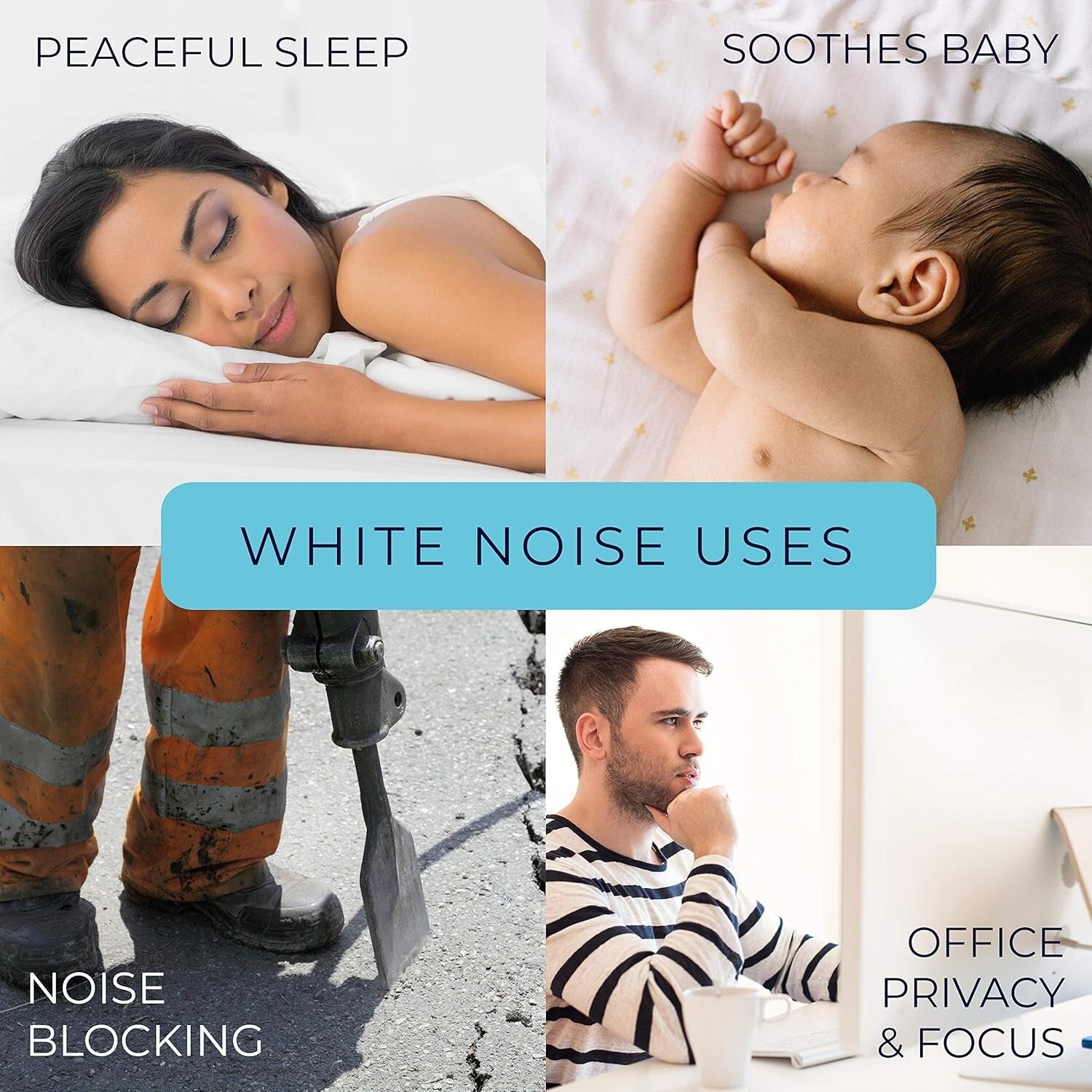 Dohm Classic White Noise Machine - Soothing Sleep Therapy for Adults & Babies