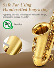 Load image into Gallery viewer, Professional Quality E Flat Alto Saxophone Beginner Set with Carrying Case