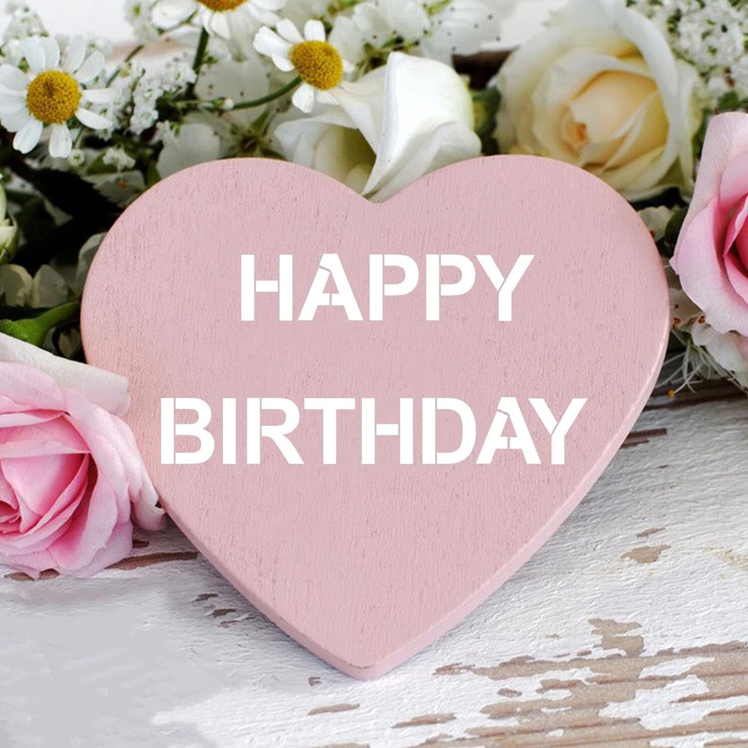 Classic 18-Inch Stencil Set - 36 Reusable Plastic Templates for DIY Projects