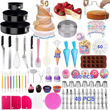 Load image into Gallery viewer, Professional Baking Set: 567 Pieces of Supplies with Springform Pans &amp; Tools
