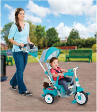 Load image into Gallery viewer, Lightweight Teal 4-in-1 Trike - Adjustable and Safe for Toddlers 9+ Months