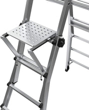 Load image into Gallery viewer, Multi-Use Ladder Accessory: Lightweight Work Platform with 375 lbs Load Capacity
