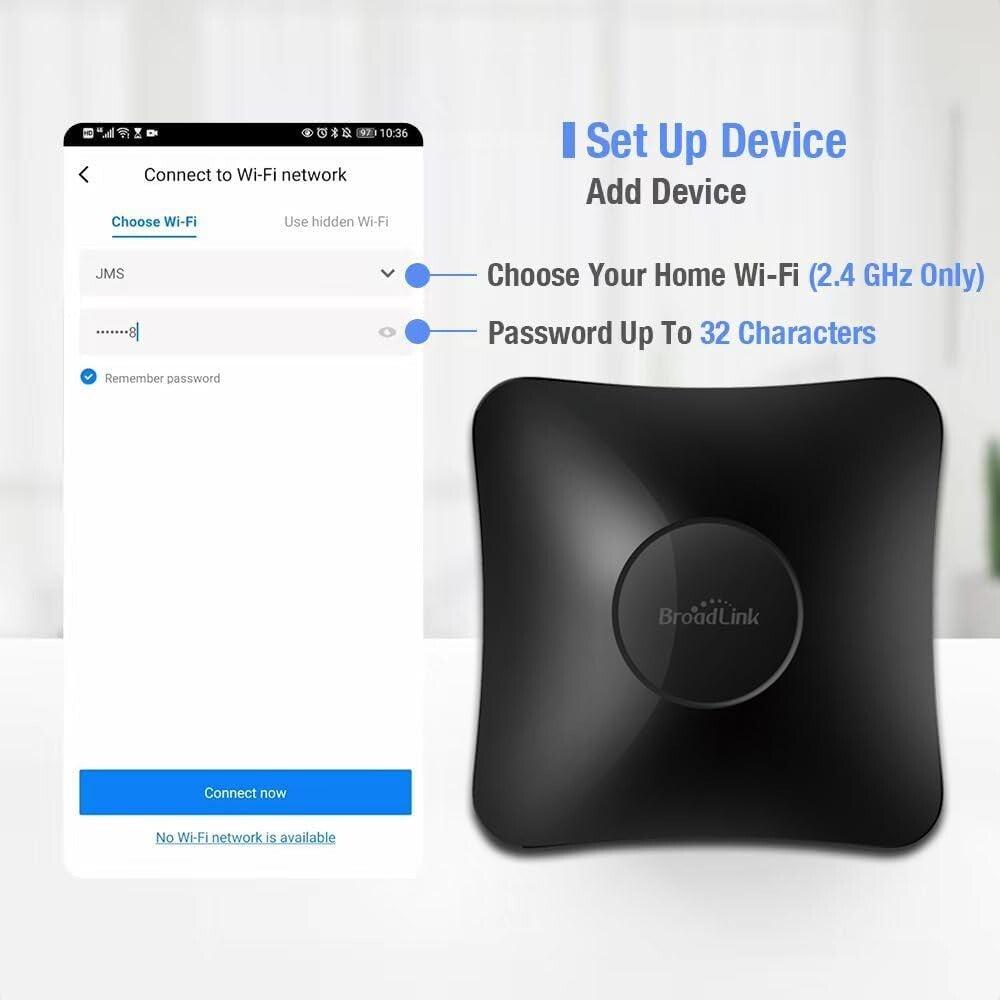 2.4 GHz Wi-Fi Remote & Sensor Set: Smart Home Solution with Voice Control
