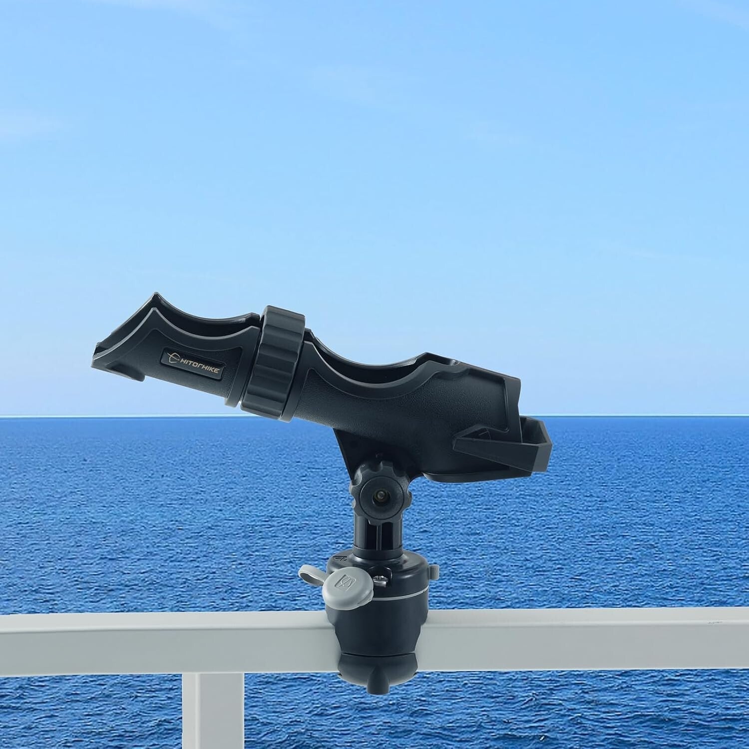 Durable ABS Universal Fishing Rod Holder - Fits Kayaks & Boats with Ease