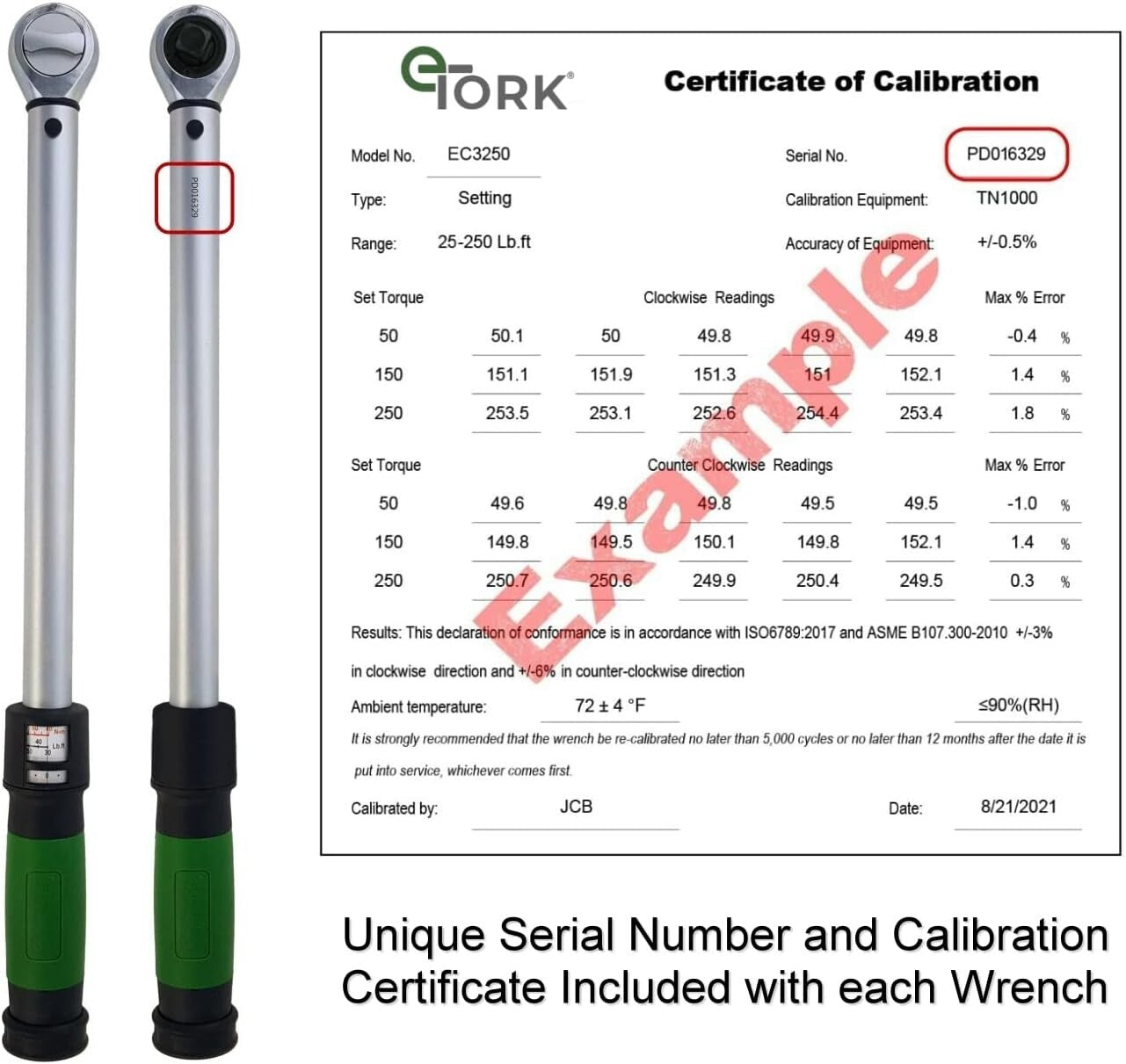 Alloy Steel 1/2-Inch Drive Torque Wrench - 50-250 ft.-lb., Mechanic's Essential