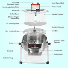 Load image into Gallery viewer, Stainless Steel Electric Bud Trimmer with Adjustable Blades &amp; Easy Outlet Port
