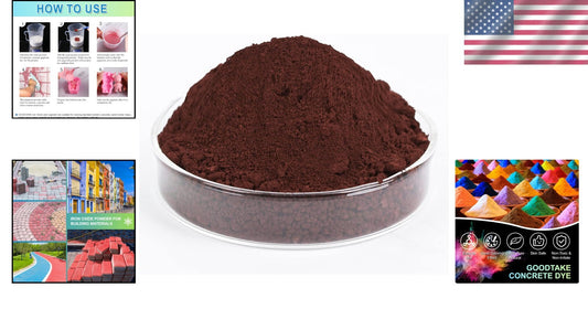 Customizable 32oz Brown Concrete Pigment Powder for Vibrant Color Mixing