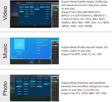 Load image into Gallery viewer, Ultra HD 4K Media Player with Dual USB &amp; Optical Output for Home Theater